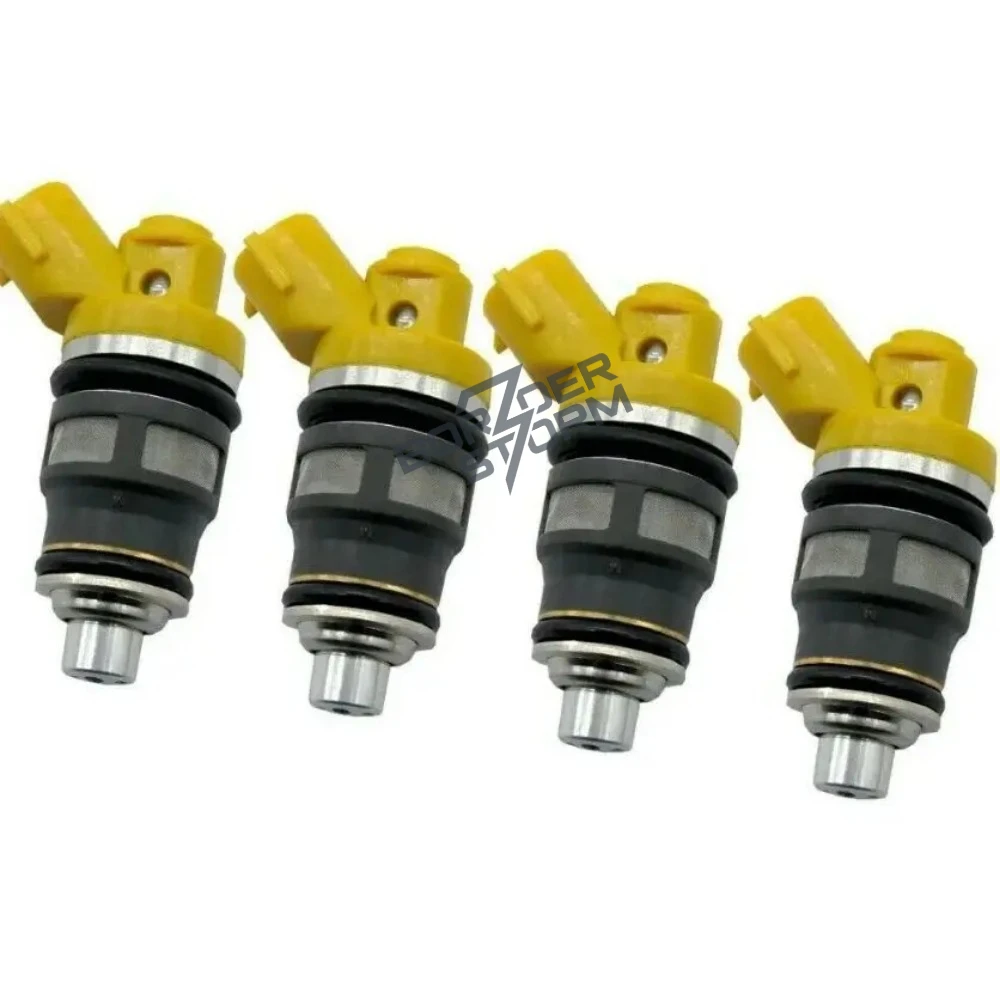 4PCS FUEL INJECTORS  FOR TOYOTA COROLLA GT4 SW20 MR2 3SGTE 650CC 1001-87091 23250-46020 100187091 Premium Car Accessories