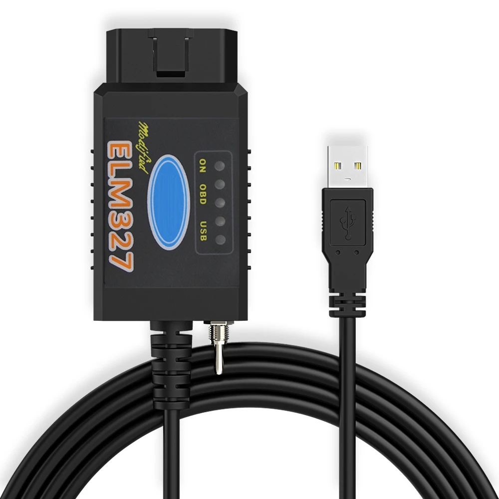 Newly ELM327 V1.5 USB PIC18F25K80 FTDI PIC18F25K80 CH340 For Ford For Scan Switch OBD Scanner Car Diagnostic Tool Multi language