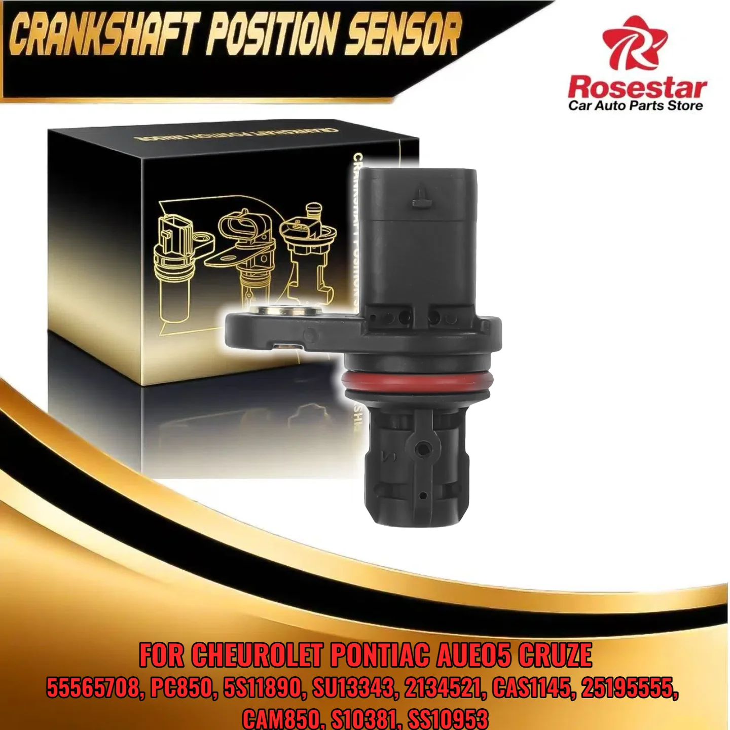 

SU13343 Engine Camshaft Position Sensor fits Chevrolet Aveo 09-11 Cruze Sonic Pontiac G3 2134521 CAS1145
