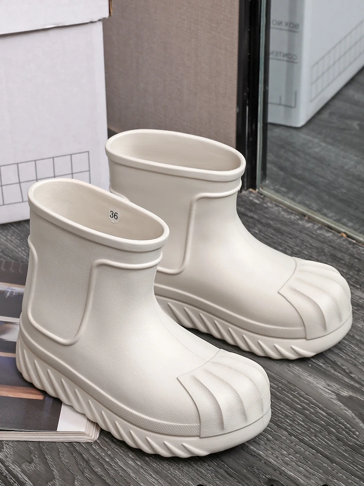 

Summit Queen Pure Color ort Tube Waterproof Snow Boots Women's Flat Substitute Inteated Rain oes Comfortable Warmth