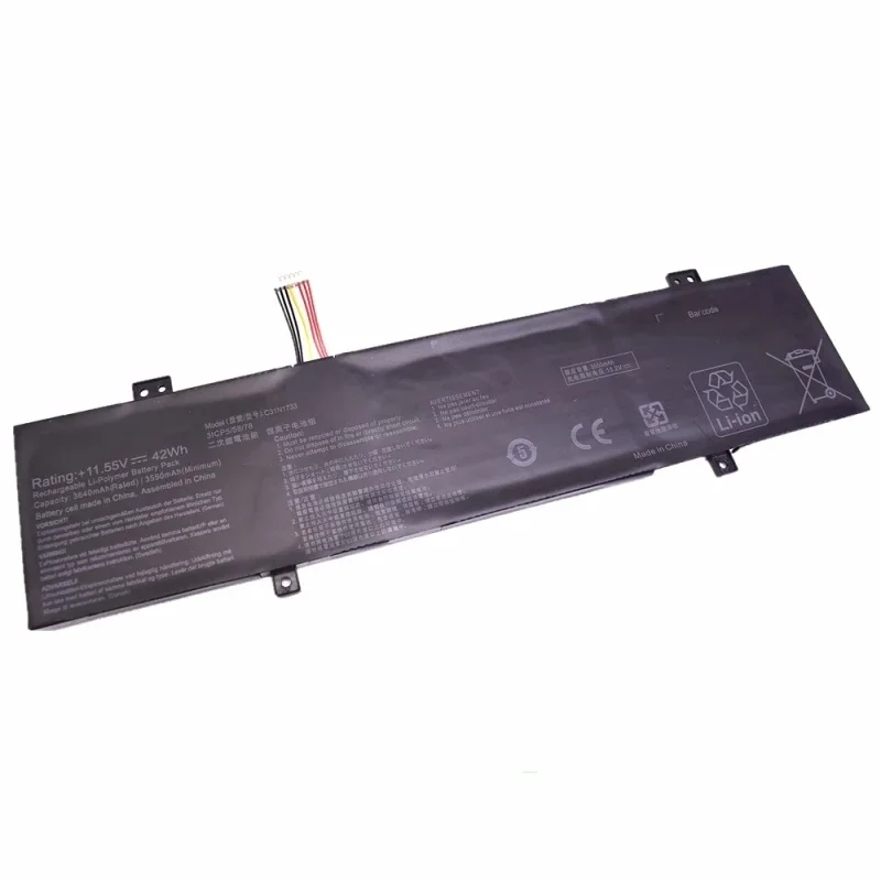 C31N1733 11.55V 42WH Laptop Battery For Asus VivoBook Flip 14 TP412UA TP412FA TP412UA-DB31T TP412UA-EC207T TP412UA-EC231T