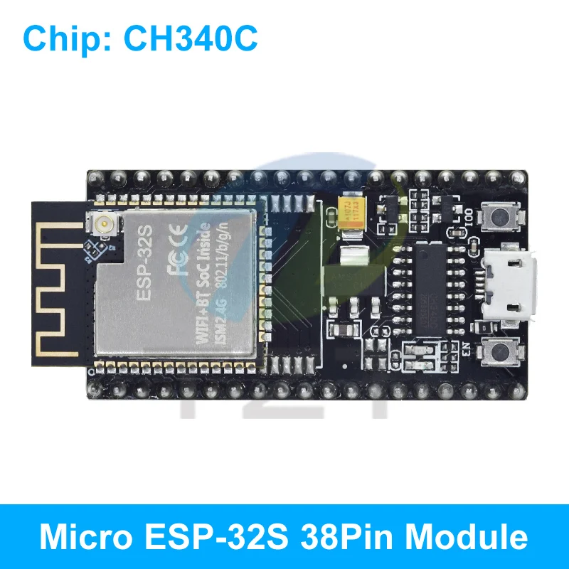ESP32U Entwicklungsboard Mit Bluetooth & WiFi ? Produktbild-Vorschau 2