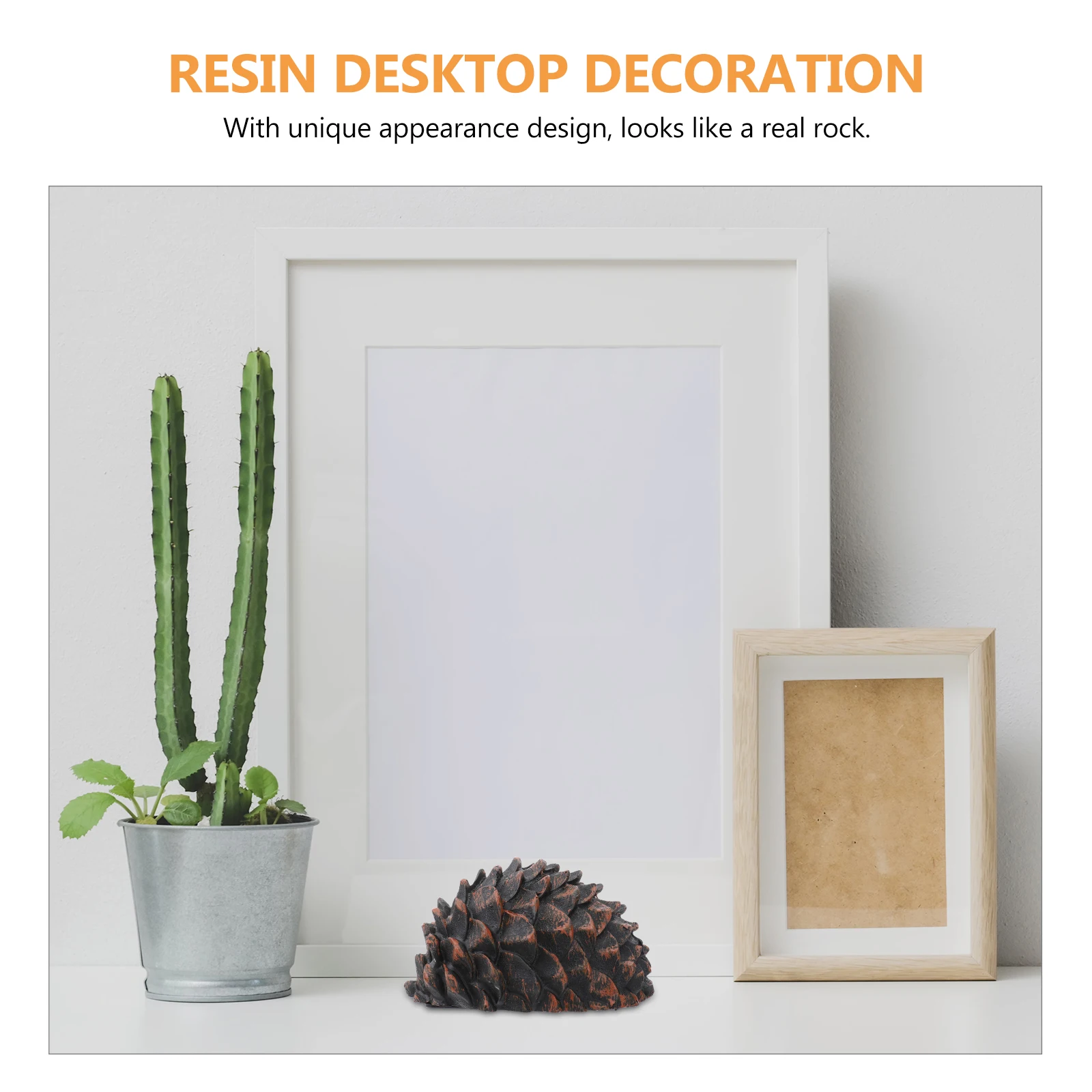 1 قطعة صندوق مفاتيح صامولة الصنوبر الراتنج تقليد الحجر في الهواء الطلق حاوية تخزين مقاومة للماء لحديقة ساحة المنزل حامل مفتاح مخفي آمن