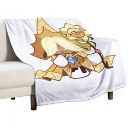 Pure Vanilla Cookie (Cookie Run Kingdom) Throw Blanket Flannel Fabric Heavy Blankets