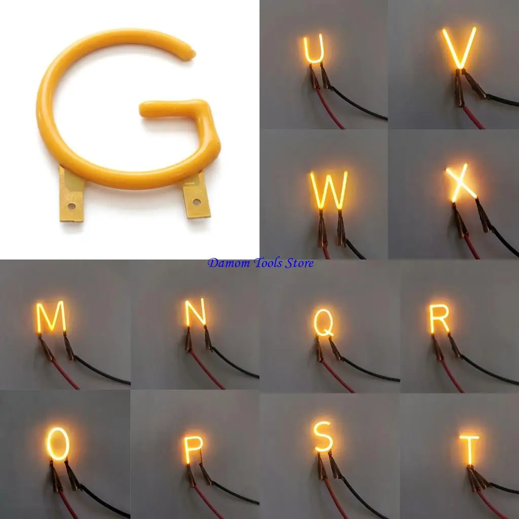 57BE Soft Warm White LED Letters 2200K 1W Energy Saving Flexible FPC Light Panels