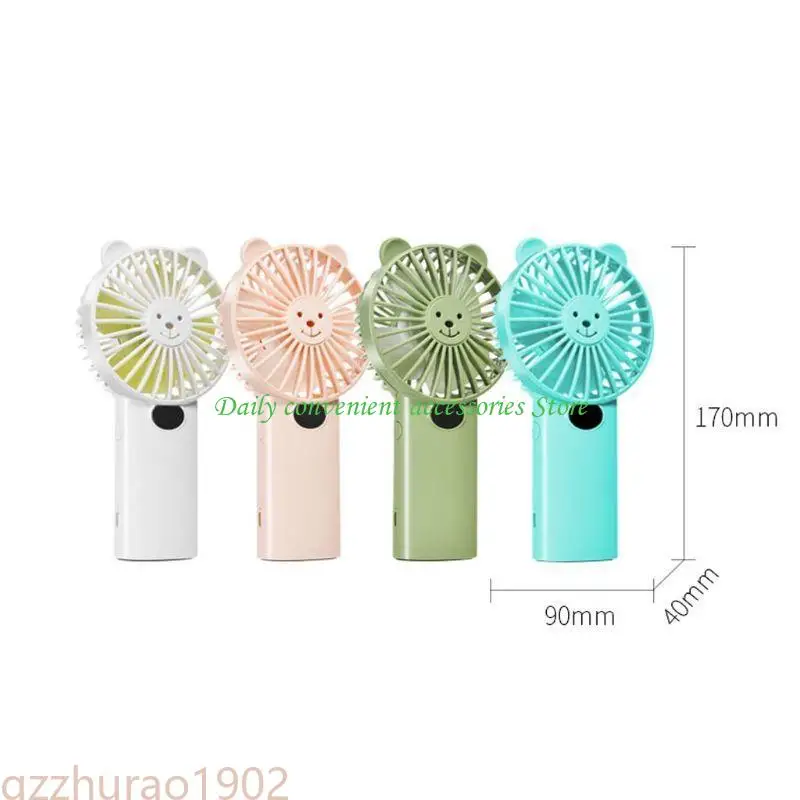 97QB USB Mini Wind Power Handheld Fan Handig Studentenkantoor Kleine koelventilator