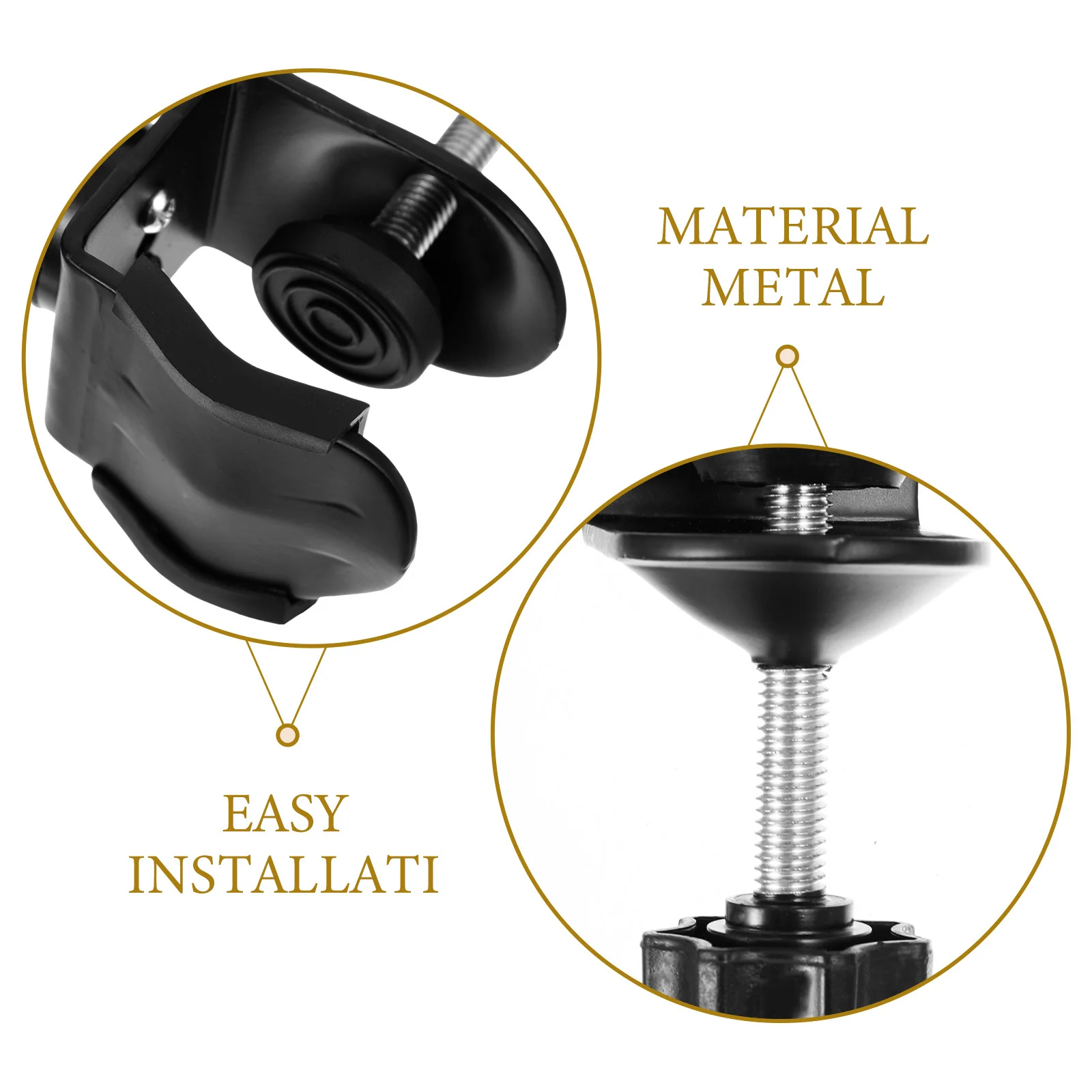 

1 Set Microphone Holder Clip U-Shaped Mic Mount Clamp For Saxophone Ball Head Mount Clip Durable Plastic Metal Mic Stand Adapter