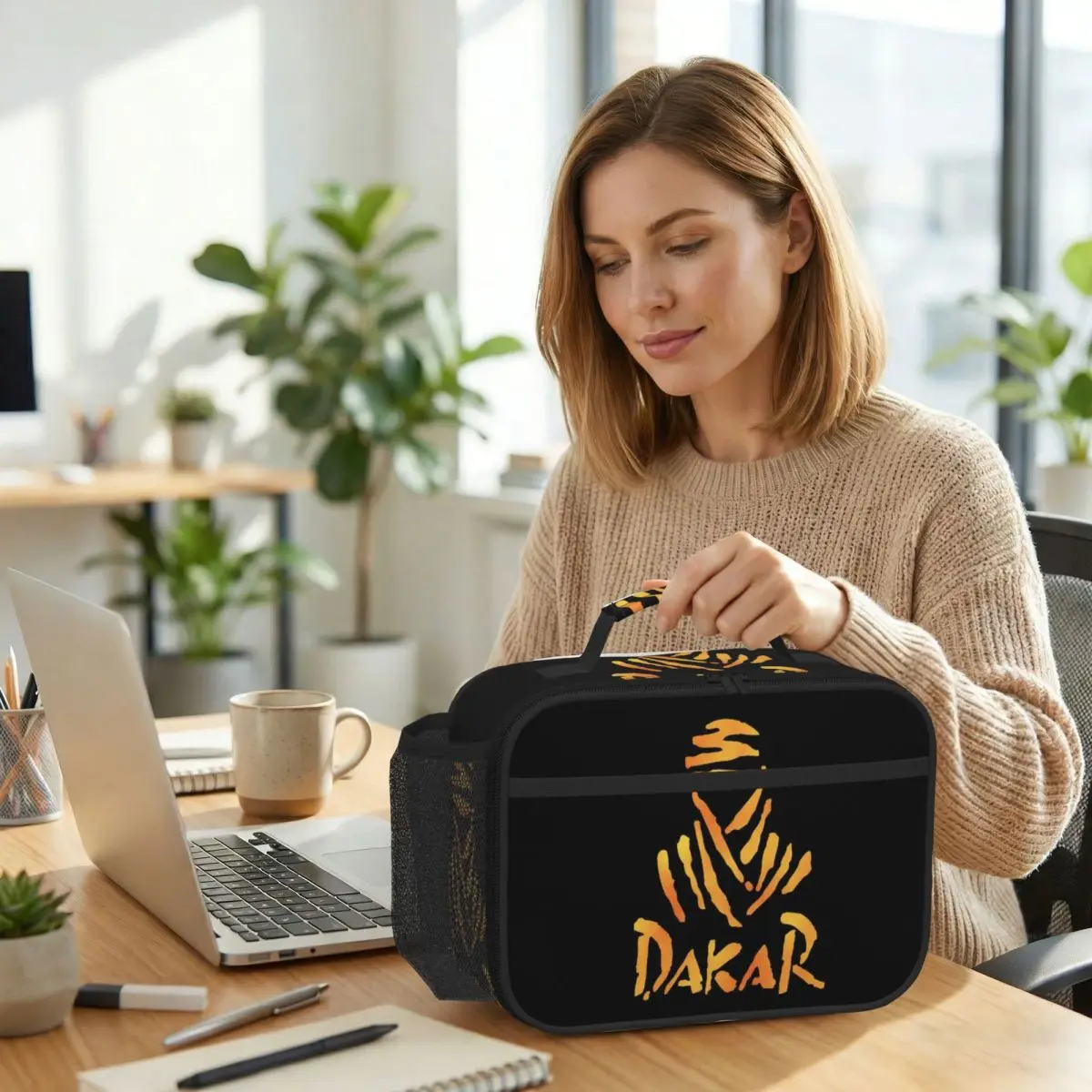 

Dakar Rally Insulated Lunch Bag for Kids School Cooler Thermal Food Box Tote Portable Lunch Boxes Container