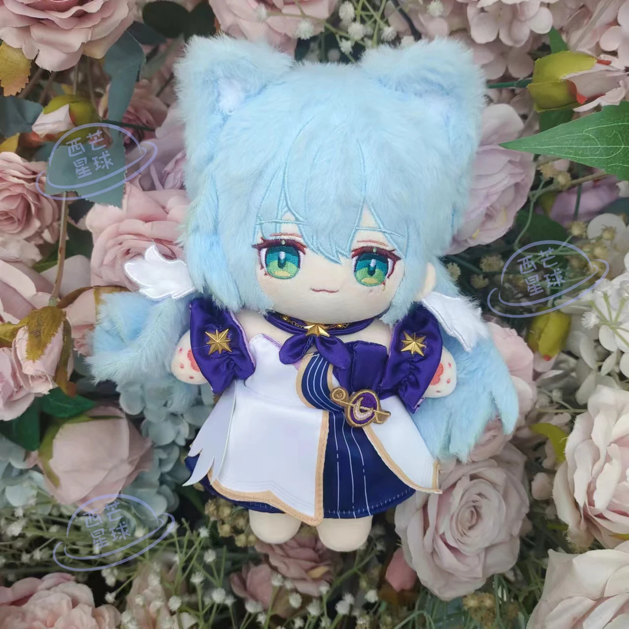 Anime Honkai: Star Rail Robin Cosplay Cartoon Fluffy Dolls Corpo normale Dress UP Abbigliamento Mascotte Peluche Ornamento Dango Regalo