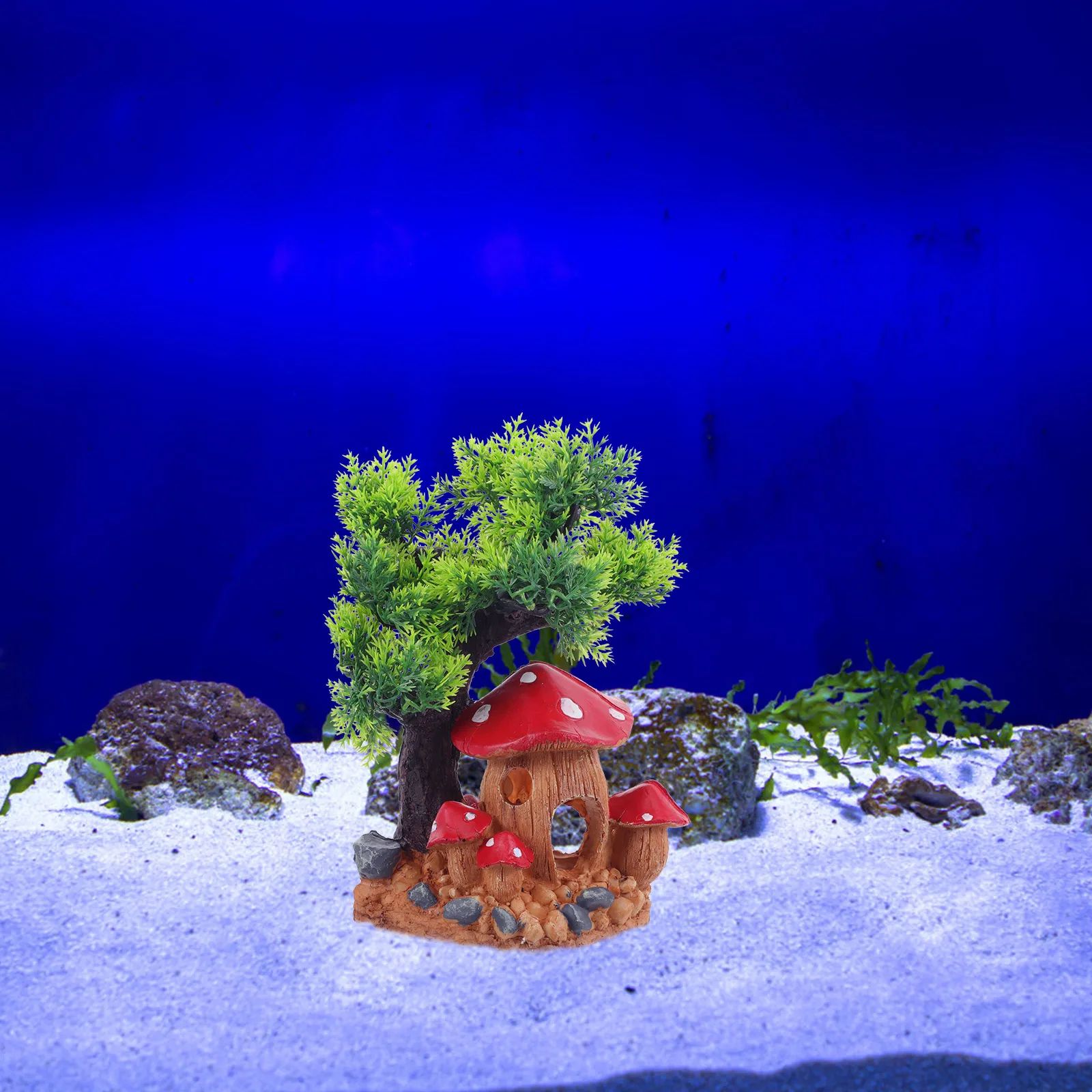 

Reptile Hideout Mushroom Resin Terrarium Landscape Decorative Cave Lizard Turtle Shelter Reptile Habitat Hideout