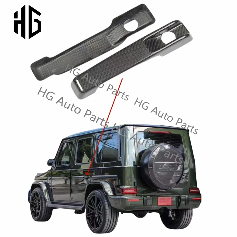 For Mercedes G Class W463 W464 G63 G500 Wagon Car Exterior Door Handle Cover Accessories Carbon Auto Outer Door Handle Covers