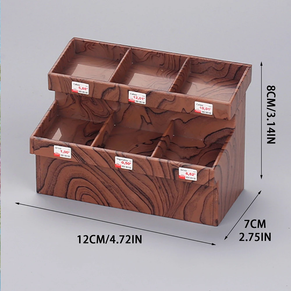 Présentoir de supermarché pour maison de poupée, modèle maison de poupée, fruits, desserts, légumes, jouet, meubles miniatures, décoration, cadeau, 1/12