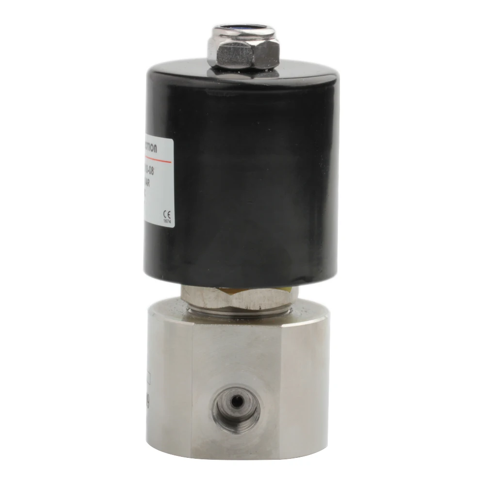 XSG 500 bar stainless steel direct acting super high pressure solenoid valve