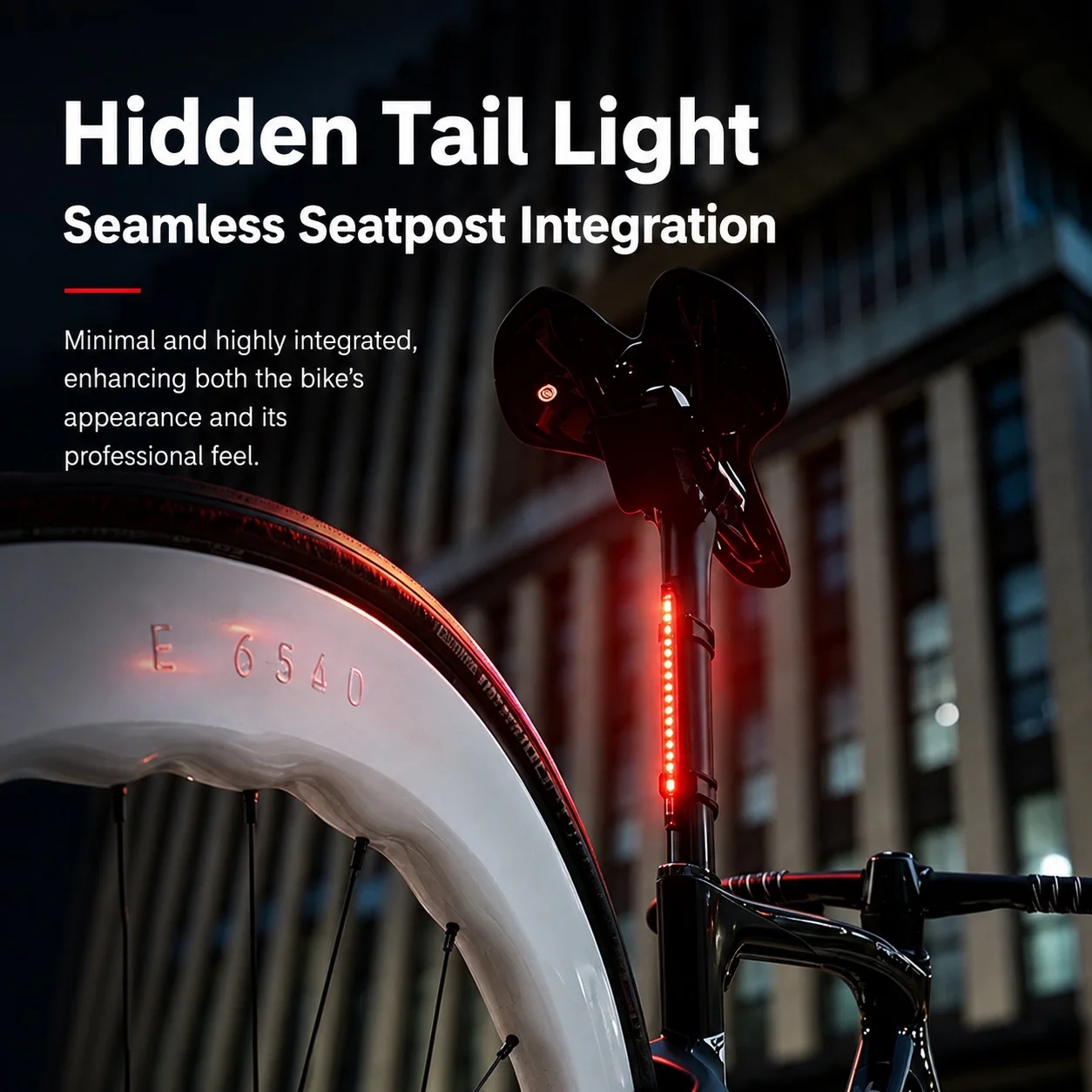 PLATANIX RGB LED Bike Tail Light 7 Colors 16 Modes Long Runtime Water-Resistant Seatpost Saddle Rail Night Riding Warning Lamp