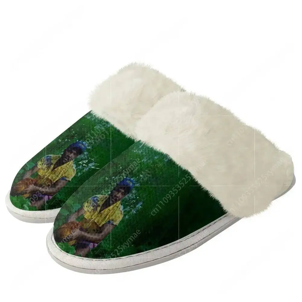 Childish Music Gambino Awaken My Love Plush Slippers Keep Warm Shoe Mens Womens Home Cotton Bedroom Custom Thermal Light Slipper