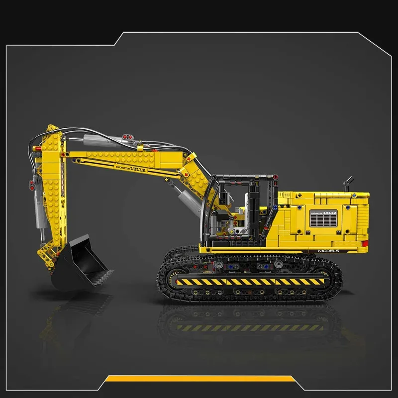 Nowy RC Mechaniczny Koparka Techniczna DIY Mould King 13112S Model Koparki Klocki Konstrukcyjne Zestaw Zabawek dla Dorosłych i Dzieci na Prezent