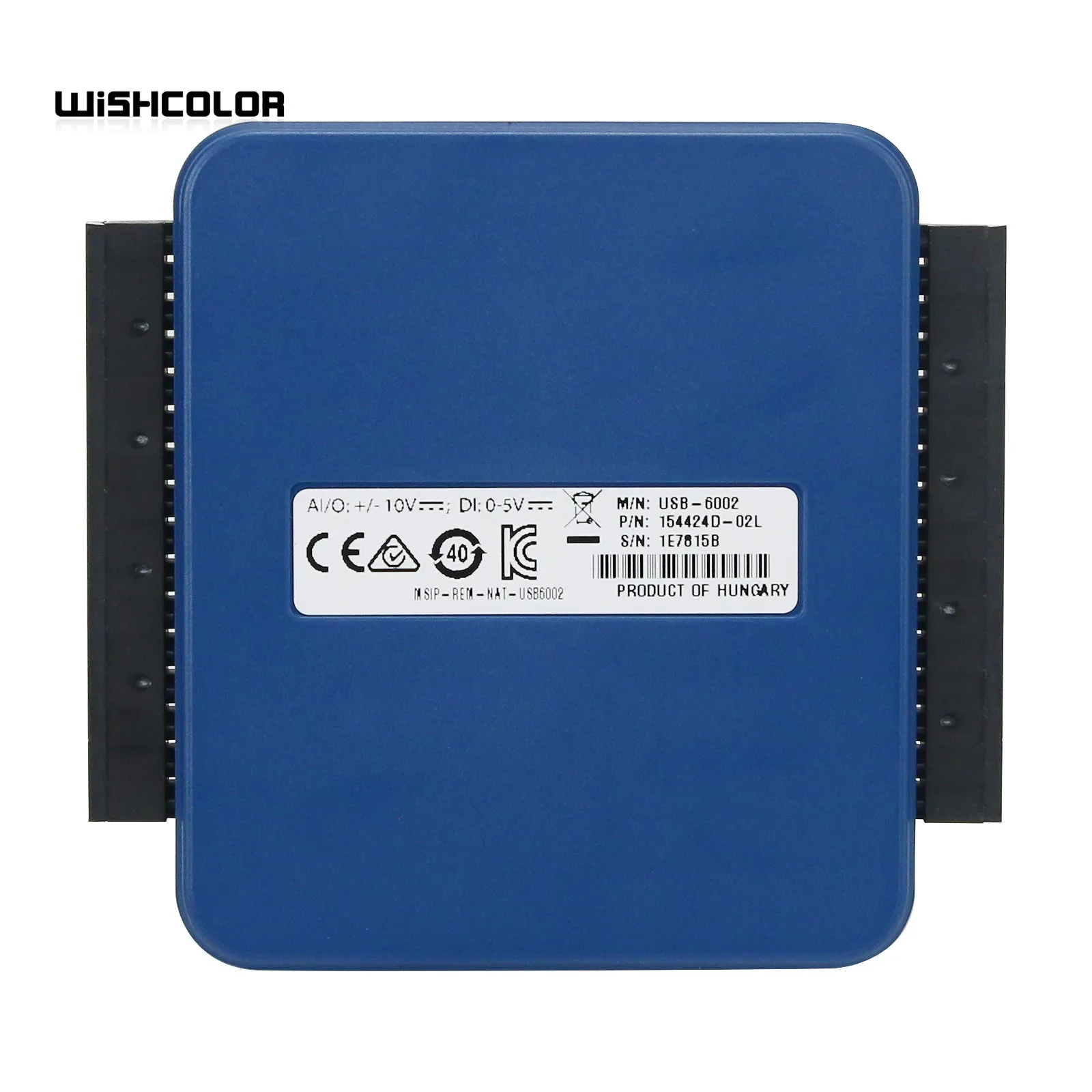 Wishcolor NI USB-6002 USB Multifunction DAQ Data Acquisition Card 8AI 16-bit 2AO Digital I/O Labview