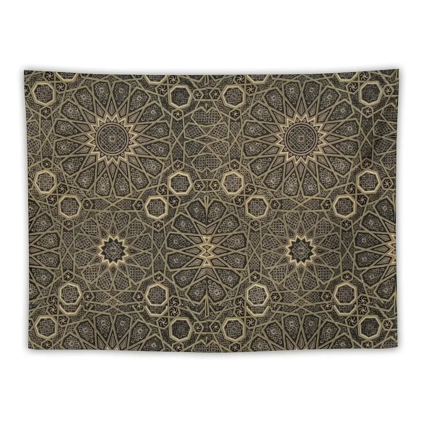 

Golden Arabic Star Pattern Tapestry Wall Coverings House Decorations Bedroom Decorations Tapestry