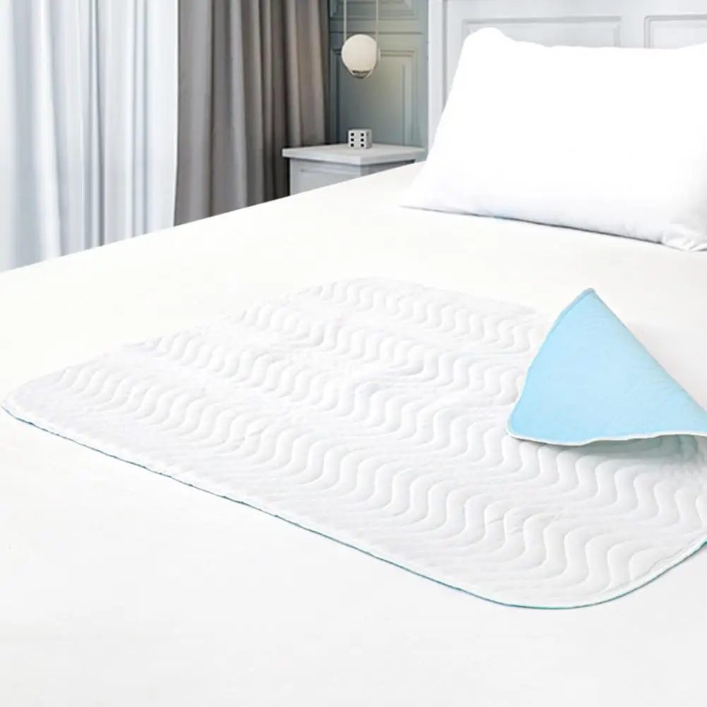 Reusable Mattress Pad Washable Bed Care Pad Washable Underpad for Bed Heavy Absorbency Reusable Incontinence Pads for Kids