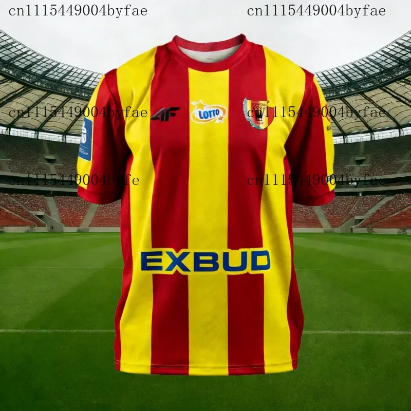 Nova Camisa de Futebol da Polônia 2026 Masculina e Infantil - Edição Korona Kielce - Respirável para Toda a Família