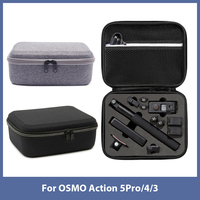 Portable Handbag For DJI Action 5 Pro Hard Shell Storage Bag Waterproof Carrying Case For Osmo Action 3/4 Sports Camera Acc