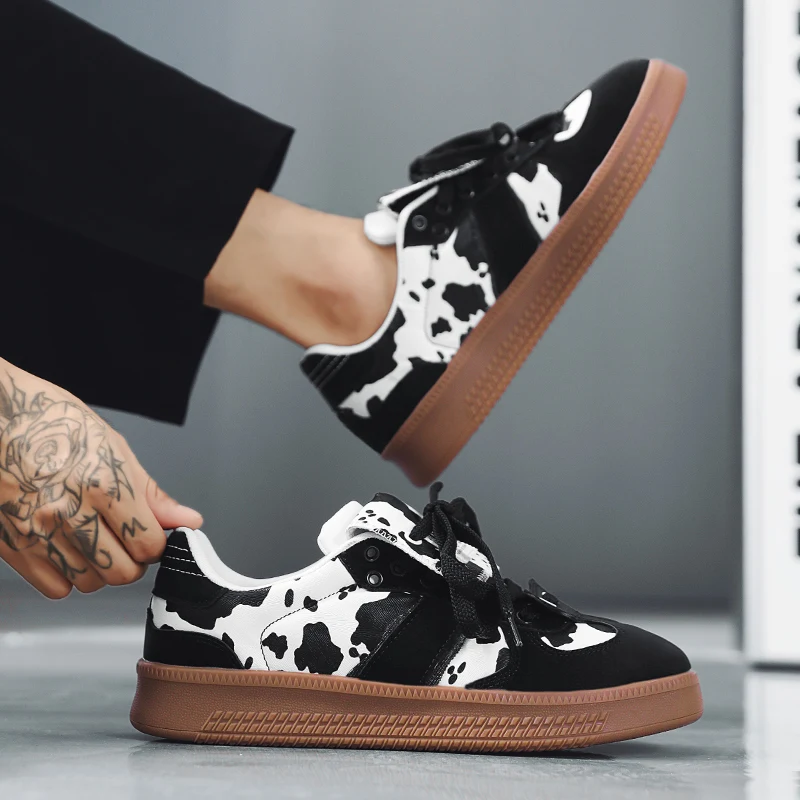 

Универсальные нишевые креативные цветные блоки для отдыха, новые весенне-осенние прочные дышащие мягкие и удобные спортивные туфли для доски