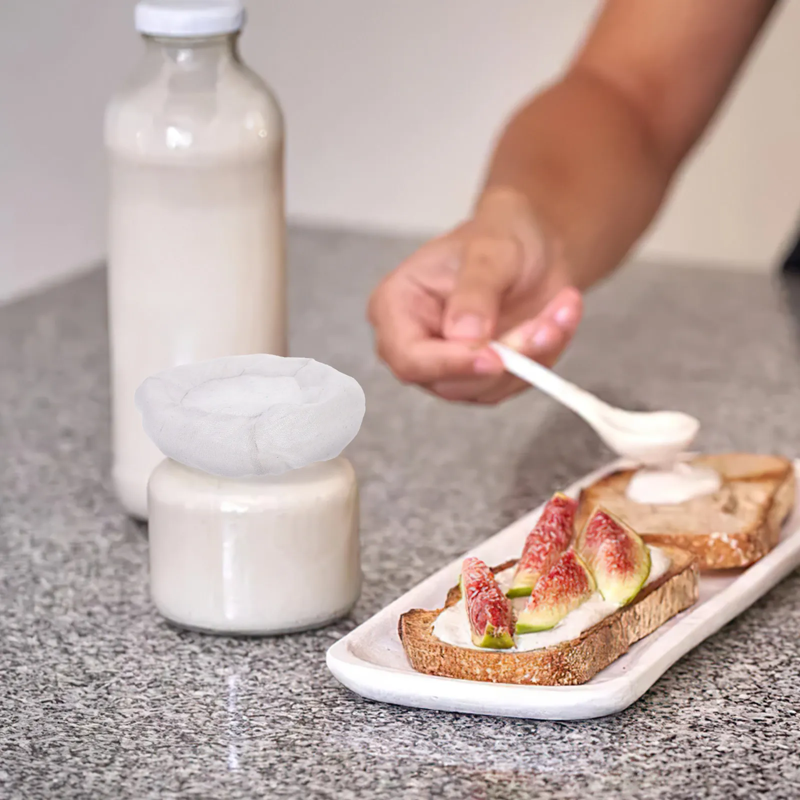 

Моющиеся дышащие тканевые крышки для банок Мейсона с широким горлом: защита от ферментации, пыли и герметичное уплотнение