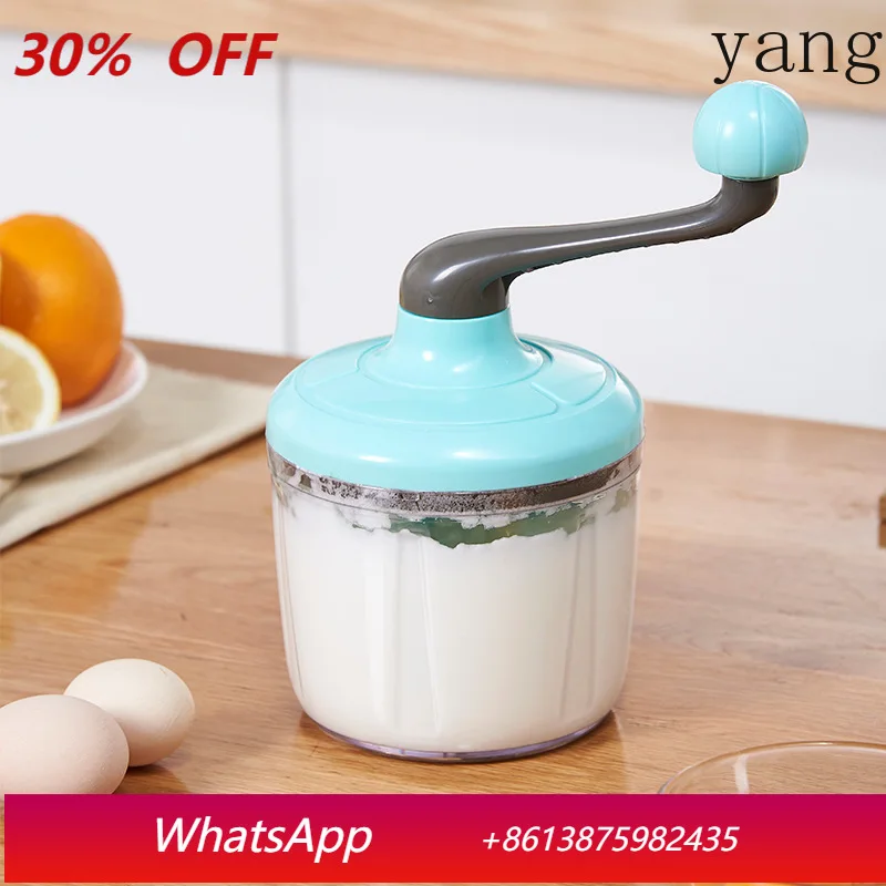 

LTT Household Kitchen Rotary Egg Beater Cake Shop Cream Stir Beater