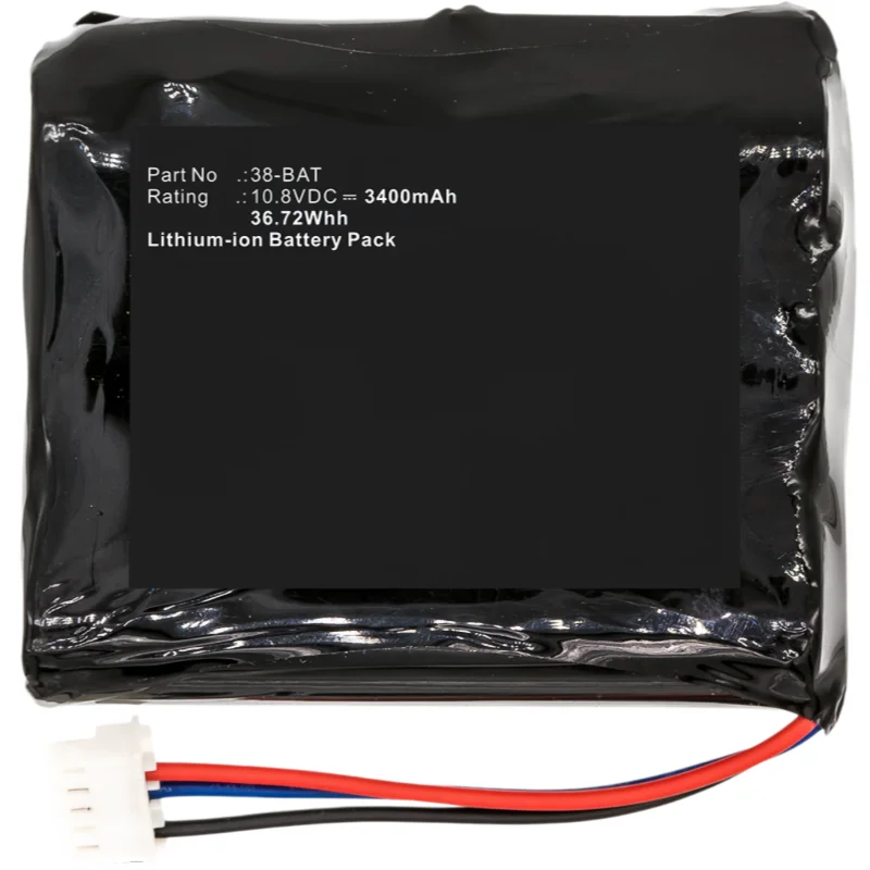 

Аккумуляторная батарея 38-BAT POWER, замена для номера детали: 38-BAT, 38DL Plus, ультразвуковой толщиномер, литий-ионный, 10.8В, 3400мАч