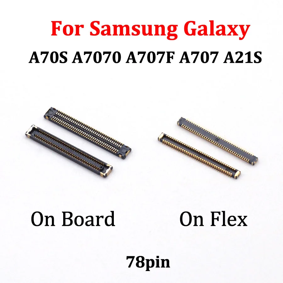 

5 шт., разъем для зарядки через USB для Samsung Galaxy A70S A707F A707 A21S A217 A217F A90 A905