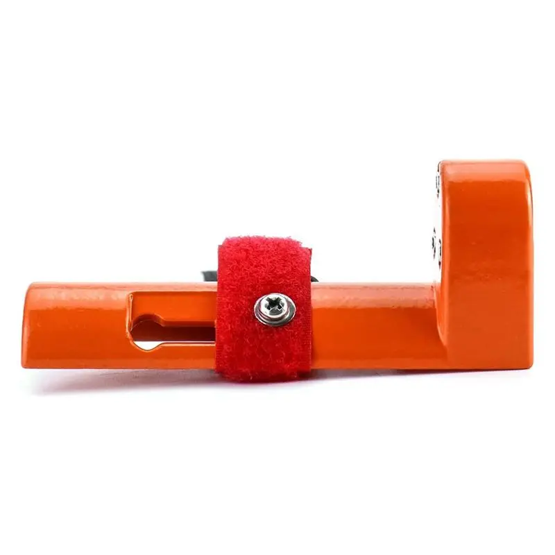 ABKW-1 Piece Adjustable Grade Rod Level Special Horizontal Bubble Orange Aluminum For Tower Ruler, Right Angle 90 Degree Level