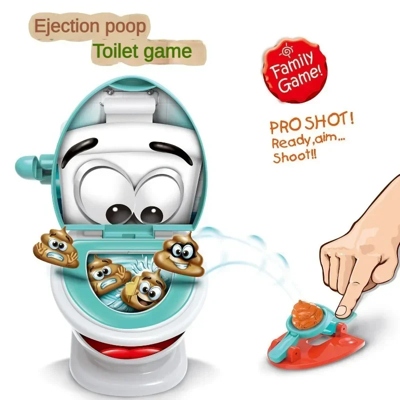 

1Set Funny Toilet Spoof Toys Catapult Poop Trick Toilet Prop Children Adults Games Parent-Child Prank Parody Prank Parody Toys