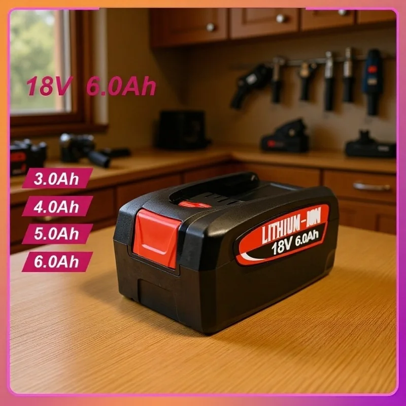 The Latest 18V 6000mAh Vacuum Cleaner Battery for Bosch Green Power Tools High Quality Large Capacity Lithium Battery