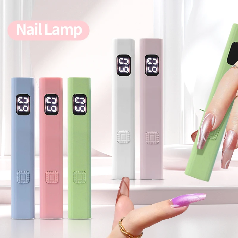 LULAA يده ضوء الأشعة فوق البنفسجية للأظافر شاشة LCD مع 3 الموقت اللاسلكي جل قابلة للشحن علاج سريع للفنانين المنزلية لتقوم بها بنفسك مانيكير
