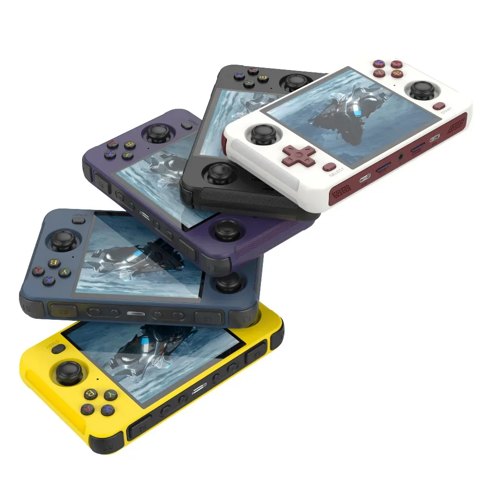 

R40S Retro Pocket 720*720 4" IPS Screen Built-in WIFI Bluetooth 64-Bit RK3566 Open-Source Handheld Game Console Adult Kids Gifts