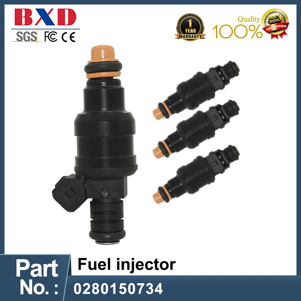 1/4PCS Fuel injector 0280150734 For Volvo 242 244 245 740 760 780 2.2L 2.3L 2.8L Peugeot 405 505 Car Accessories Auto Parts