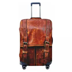 Custom Fashion Abstract Leather Textures Luggage Cover Protector Washable 3D Medieval Pattern Travel Suitcase Covers