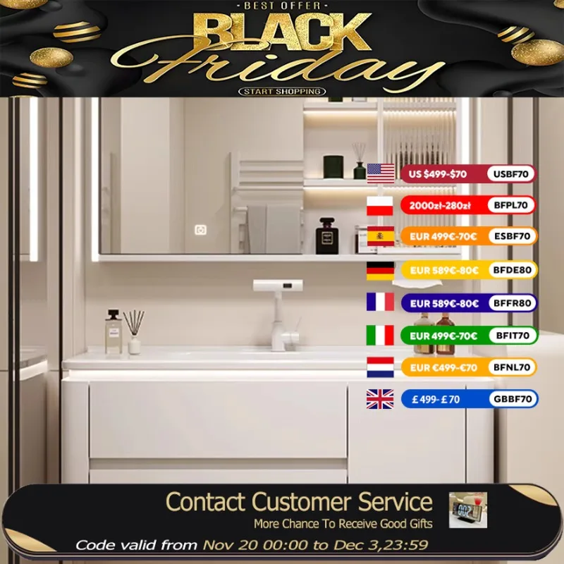 

Storage Smart Bathroom Cabinet Washbasin Simple Mirror White Bathroom Cabinet Mirror Shelf Meuble Salle De Bain Furniture