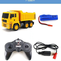 Huina 1337 Engineering Vehicle 1/18 Large 6 Channel Four Wheel Drive Remote Control Dump Truck Children Charging Toys Gifts 337