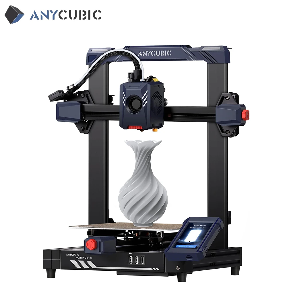 

Anycubic Kobra 2 Pro 3D Printer 500mm/s High-Speed Printing Upgraded LeviQ 2.0 Auto Leveling Smart 3D Print Size 8.7"x8.7"x9.84"