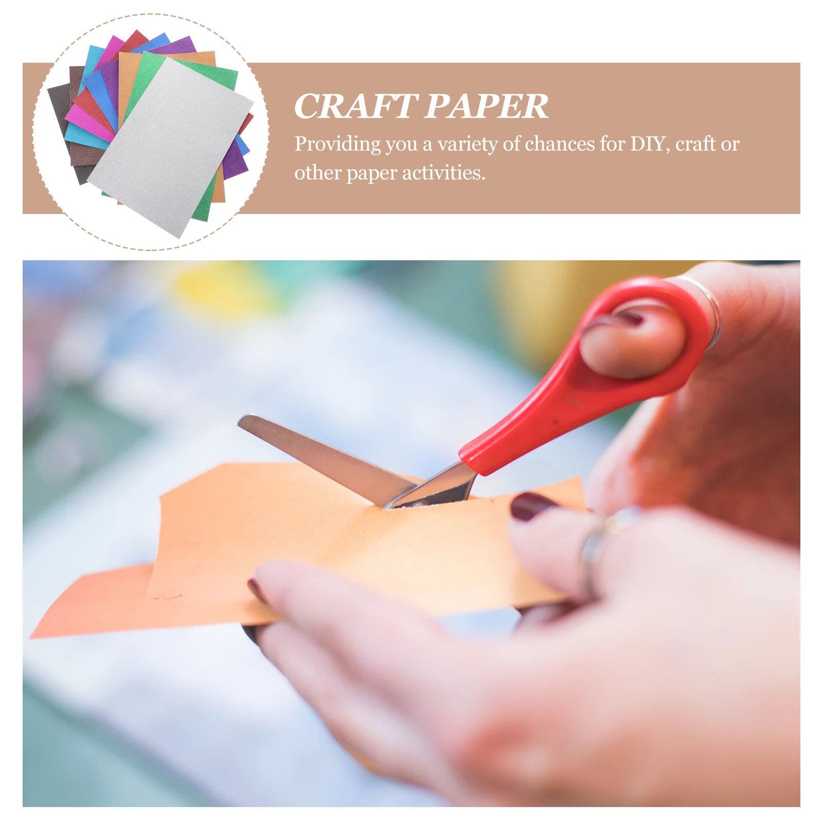 

20 Sheets Glitter Paper Self Adhesive DIY Craft Supplies Colored Handicraft Paper for Handmade Decoration