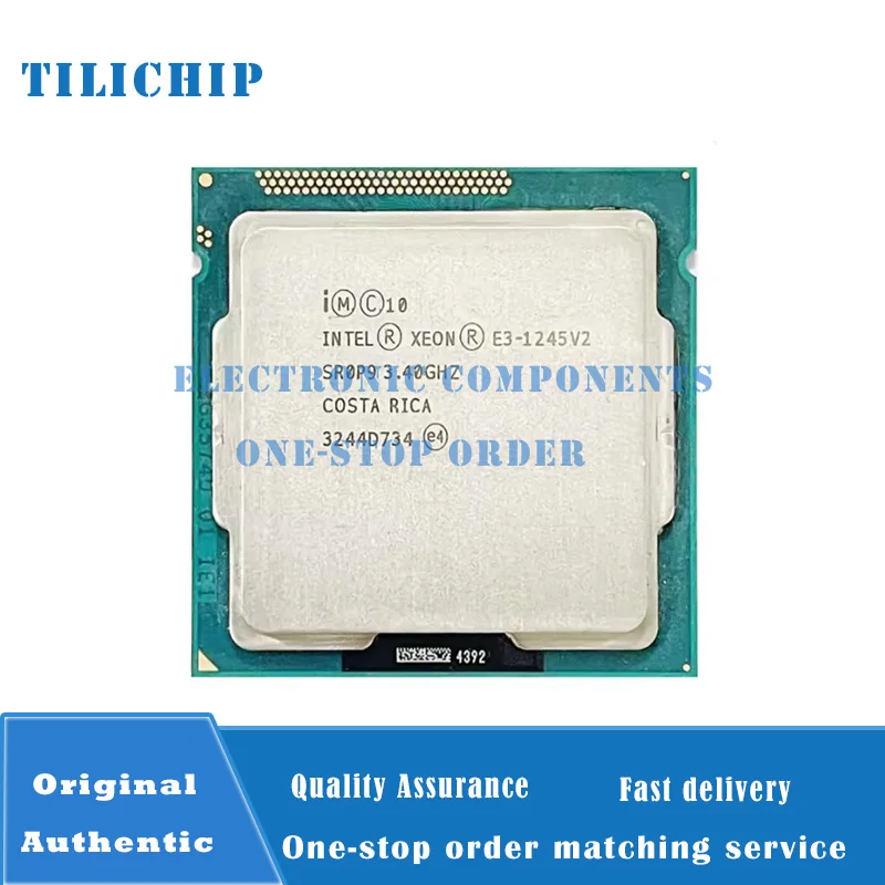 E3-1245 V2 E3 1245V2 Quad-Core Eight-Thread 3.4 GHz 77W CPU Processor L3/8M LGA 1155 Desktop CPU SR0P9