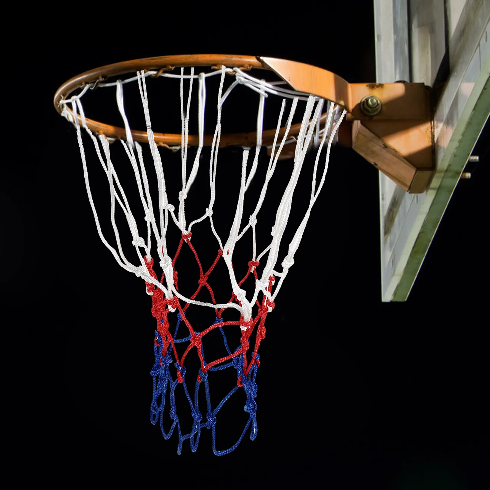 

2Pcs Basketball Nets Heavy Duty Thick Durable Competition Mesh for Outdoors Indoors Parks Campuses Courts Basketball Mesh