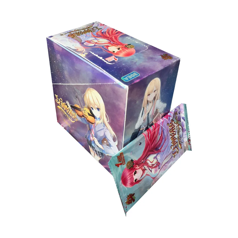 Venta al por mayor Goddess Story La diosa de Luo TCG Anime girl colección de tarjetas Booster Box 30 piezas tarjeta especial engrosada regalos para niños