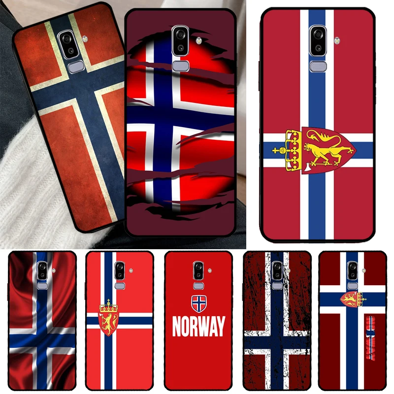 Norway Flag Case For Samsung Galaxy J7 J5 J3 2016 J1 A3 A5 2017 A6 A8 J4 J6 Plus A9 2018 Cover Coque