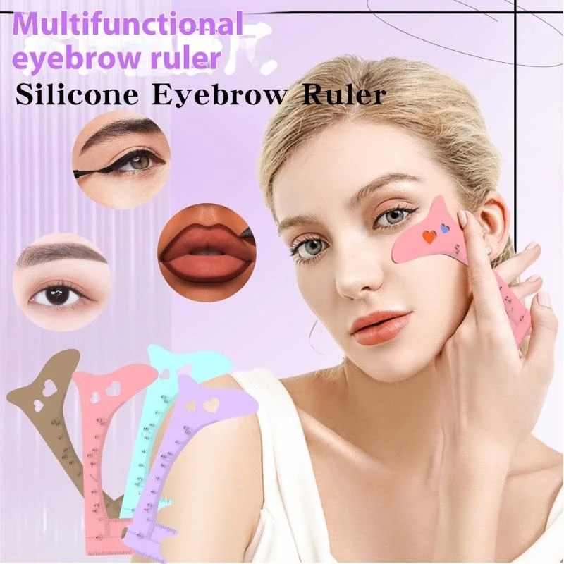 Gevleugelde Eyeliner Gids Accessoires Beauty Oogmake-up Sjabloon voor het creëren perfecte eyeliner en wenkbrauwvorm