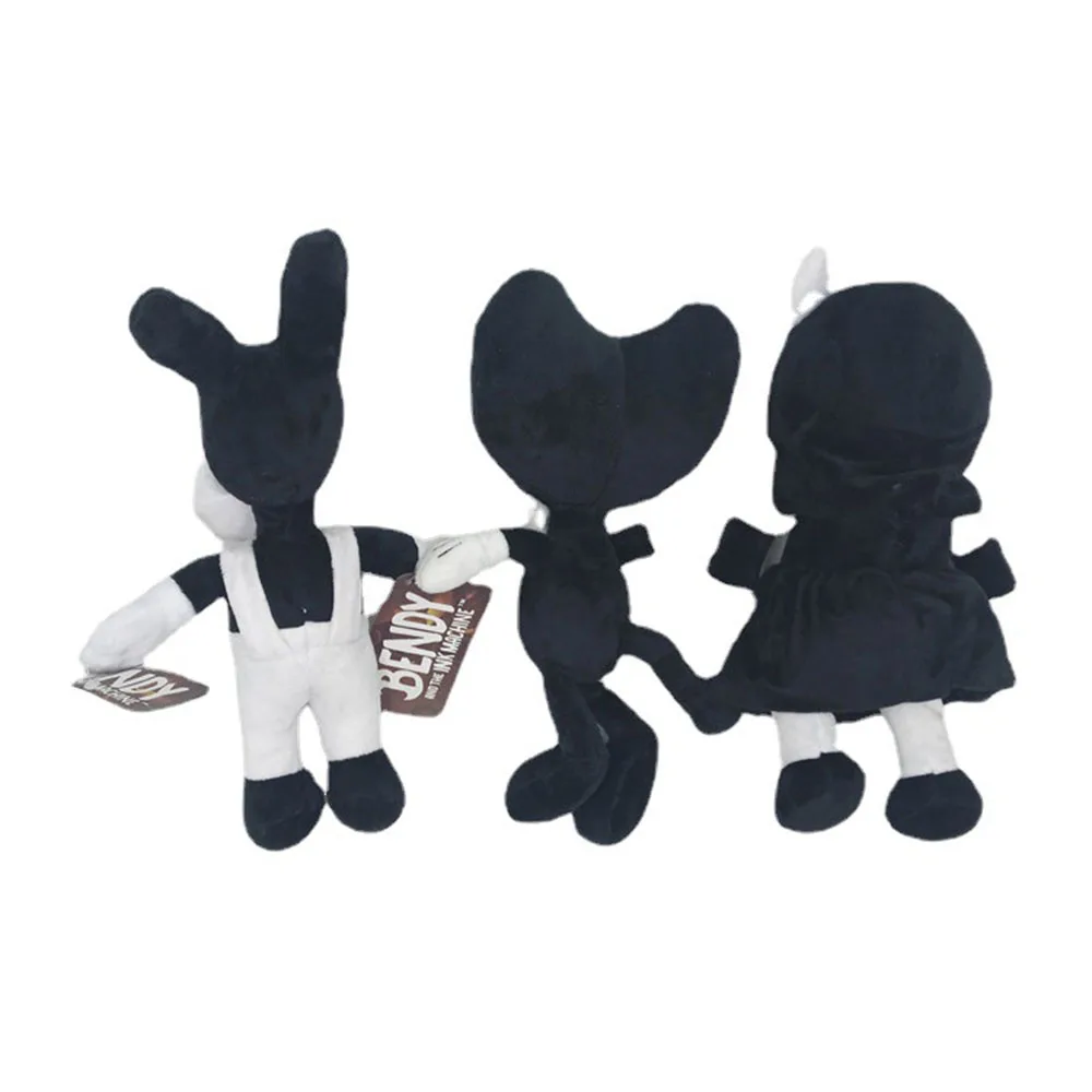 Plush Bendy Doll And The Plush Ink Machine Toys Stuffed Halloween Thriller Game Plush Doll Soft Toys For  Christmas Present Gift