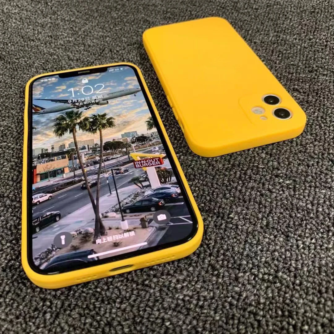 New Official Original Solid Color Silicone Case For IPhone 15 14 13 11 12 Pro Max X XS Max XR 7 8 Plus SE2 Soft Bumper Cover