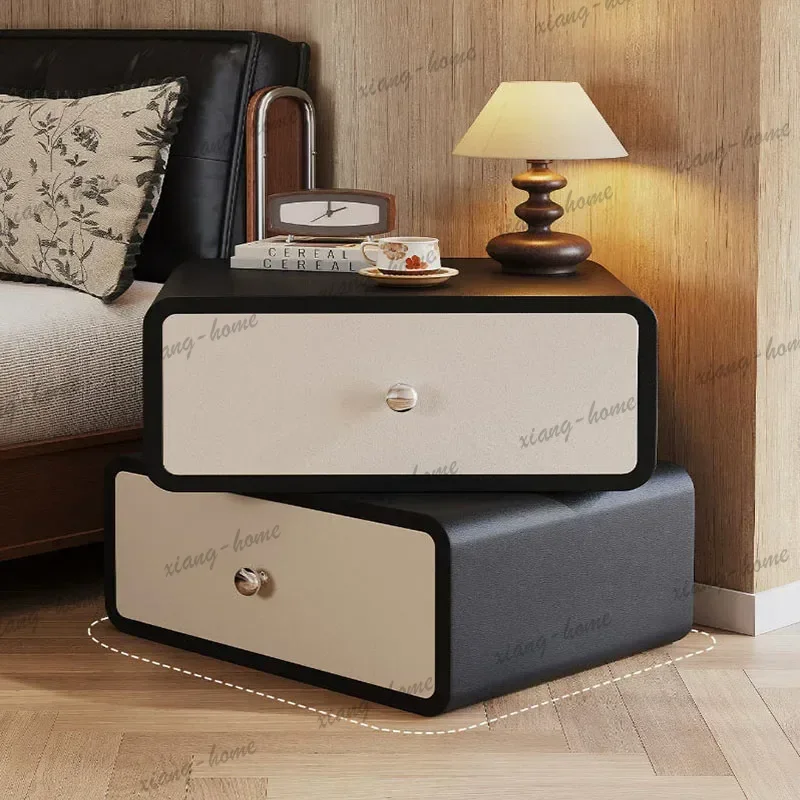 FG Nordic Modern Nightstand Luxury Storage Vintage Aesthetic Trendy Display Nightstand Comodini Bedroom Furniture