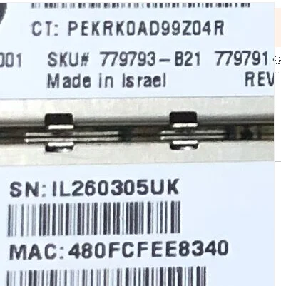 Ethernet 10Gb puerto Dual 546SFP + adaptador 779791-001 tarjeta de red MCX312B